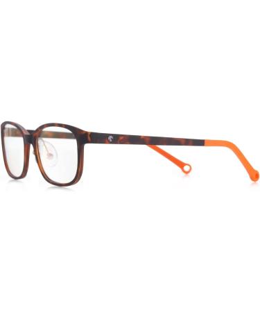 HORUS X Blue-Light Blocker Glasses for Kids | Glare-Free Gaming Glasses for Boys & Girls | Orange Rectangular Helsinki Design - Buy Online on GoSupps.com