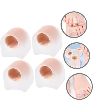 2 Pairs Silicone Toe Sleeves & Splint for Toe Separation & Valgus Correction - Reusable & Comfortable Toe Splitter Set 2.7x2.2cm - Buy Online on GoSupps.com