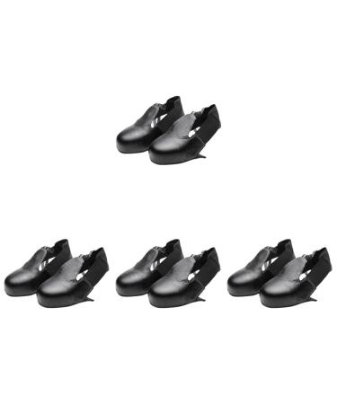 Healifty Leather Watch Band Mens Safety Shoes 4 Pieces Steel Toe Visitor Toe Protectors Leather Shoe Protector Overshoes for Men Steel Toe Cap Steel Toe Covers Mens Watch Bands mediumx4pcs Blackx4pcs