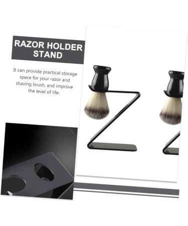 Mikinona Shaving Stand | Premium Razor & Brush Holder for Men | Stylish Organizer for Shaving Gear - Buy Online on GoSupps.com