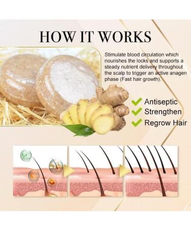 Ginger Shampoo Bar. Ginger Shampoo Soap for Men and Women (2PCS) - Buy Online on GoSupps.com