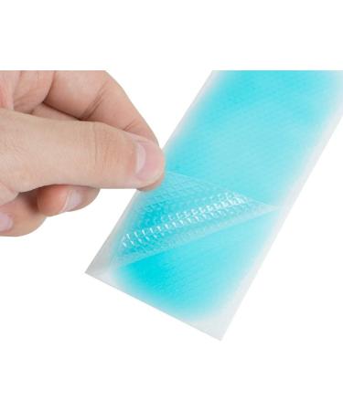 Ixaer Fever Cooling Patch 20pcs - Long-lasting 8 Hours Relief for Migraine, Muscle Ache, and Hot Flashes - Blue Forehead Cold Cooling Sticker Sheets for Adults and Kids - Buy Online on GoSupps.com