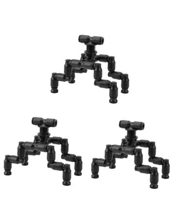 Sosoport 3 Sets 1 Black Reptiles Cooling Nozzle Sprayers for Reptiles Pet Cooling Nozzle mediumx3pcs Blackx3pcs