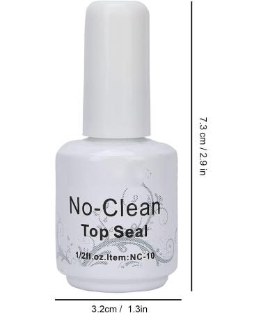 Salon Top Coat 15ml Wear Resistant High Shine Gel Polish Top Coat for Gel Polish for Household Nail Salon - Buy Online on GoSupps.com