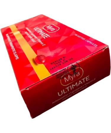 Myra Utimate with Astaxanthin Lycopene and Vitamin E 30 Softgel Capsules - Buy Online on GoSupps.com