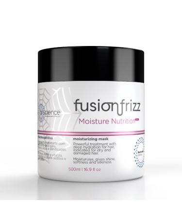 BR Science | Fusion Frizz Moisture Nutrition Hair Mask | Moisturizes  Gives Shine  Softness And Silkiness | 500 ml / 16.9 fl.oz.