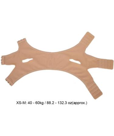 Anti Wrinkle Face Slimming Belt Skin Color V Shape Face Tighten Lifting Belt V Face Line Breathable Compression Reduce Double Chin Bandage(XS-M) - Buy Online on GoSupps.com