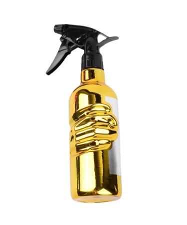 Ipetboom Hair Salon Spray Bottle Empty Sprayer Spray Bottle Hair Pressure Pump Sprayer Cosmetic Sprayer Bottlers Water Spray Gardening Spray Bottle Plant Portable Plastic Dispenser Filling 23.5x6cm Golden