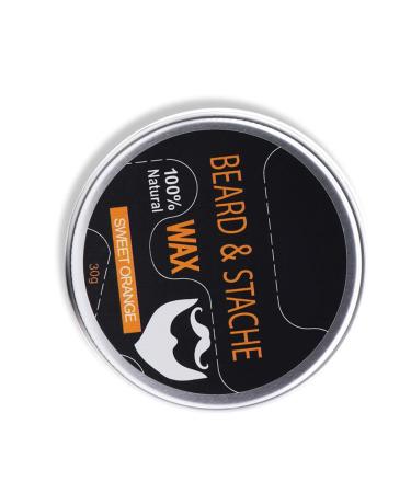 siduytin Beard Care Cream Not Easy to Spill Face Cream Easy to Carry High Gloss Long Lasting Long Lasting Conditioner Sweet Orange