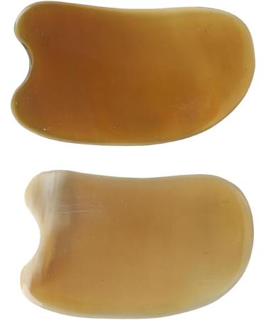2Pcs Gua Sha Facial Tool Curved Design Extended Reaching Gua Sha Facial Tool Improve Increase FluidGua Sha Facial Tool for Neck Face Back Hand - Buy Online on GoSupps.com