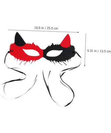 Healvian Party Mask Carnival Mask Devil Halloween Women Masquerade Women Half Mask Death Mardi Gras Mask for Women Fox Masquerade Fox Costume The Mask - Buy Online on GoSupps.com