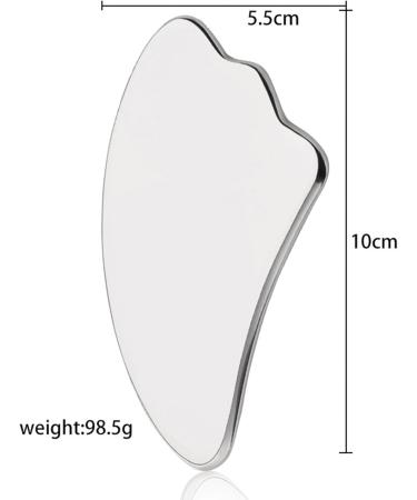 Colcolo Gua Sha Massage Board - Professional Multifunctional Manual Massager for Face Body & Eyes | 10cm x 5.5cm - Buy Online on GoSupps.com