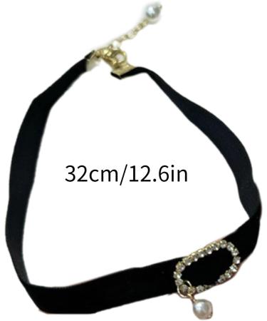VSILAY Vintage Choker Necklace | Black & Wine Red Fashionable Collarbone Chain | Versatile Jewelry for Dates Parties & Everyday Wear - Buy Online on GoSupps.com