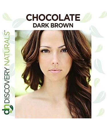 Discovery Naturals Chocolate Dark Brown Natural Henna Hair Color - 100% Natural Dye for Men & Women, Chemical-Free Hair & Beard Dye - Easy to Use & Blends Well - Buy Online on GoSupps.com