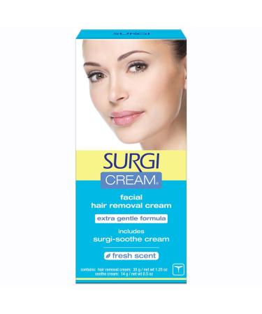Surgi-cream Facial Hair Removal Cream - Extra Gentle 1 oz