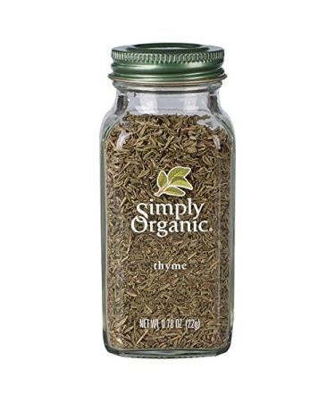 Simply Organic Whole Thyme Leaf, Certified Organic | 0.78 oz | Thymus vulgaris L. 1