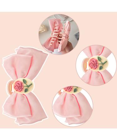 3 Pack Non-Slip Pink Hair Claw Clips for Women - Strong Grip Hair Accessories Gift Set for Thick and Thin Hair - Buy Online on GoSupps.com