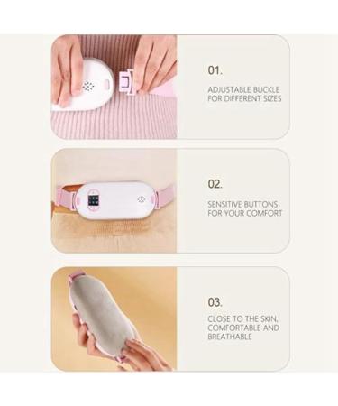 Buy GUIJIALY Portable Heating Pad - 3 Heat Settings & Vibration Massage for Stomach & Back Pain Relief - International Shipping Available - Buy Online on GoSupps.com