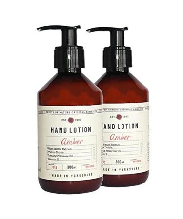 Fikkerts Luxury Wooded Amber & Citrus Hand Lotion Twin Pack