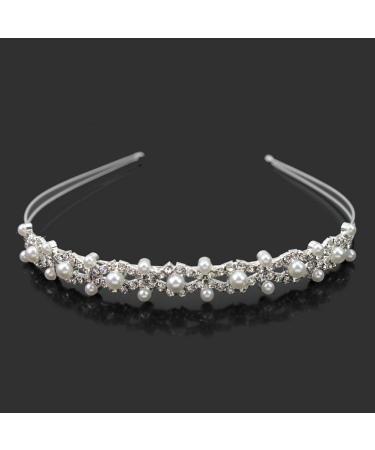 Shop Rhinestone Art Pearls Wedding Bridal Hair Accessories - Elegant Headbands & Hair Hoops for Bride - Buy Online on GoSupps.com