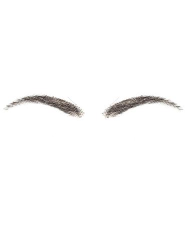 False Eyebrows  CliCling 100% Human Hair Artificial Real Hair Handmade Crochet False Brows Invisible Realistic Natural Fake Eyebrows(MMB2-1B) MM-B2 Black