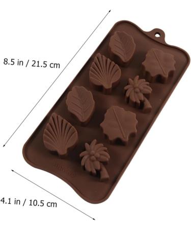KICHOUSE 2 Pcs Mold De para Gelatinas Resin Moulds Xmas Fondant Holiday Cookie Reverse Mould Simple Leaves - Buy Online on GoSupps.com