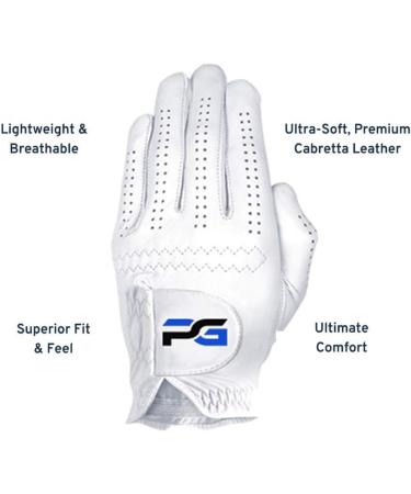 Premium Cabretta Leather Golf Gloves (5 Pack) for Right-Handed Men - Size Large - Buy Online on GoSupps.com