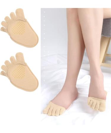 Buy Five Toes Half Socks - Anti-Slip Invisible Toe Separator Socks for Friction Relief | International Shipping - Buy Online on GoSupps.com