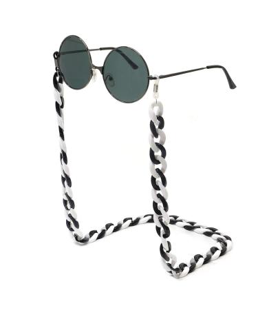 GALSOR Eyeglass Chains and Lanyards Women Glass Sunglasses Holder Strap Eyeglass Strap Eyeglass Chain 70cm 70 Black