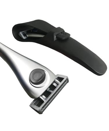 Premium Men's Manual Razor with Black Leather Pouch & 9 Stainless Steel Blades International Shipping Available - Buy Online on GoSupps.com