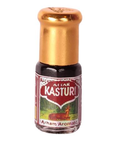 Attar for Men Kasturi 3 ML. 0.1 Fl Oz (Pack of 1)
