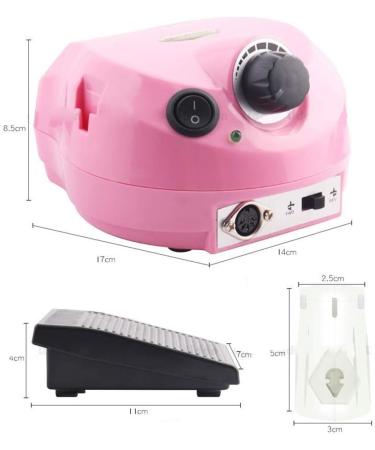 Nail Drill Electric Nail Drills Pedicure Tools Manicure Grinder with Pedal for Acrylic Gel Nails Home Nail Buffer Manicure Pedicure Polishing Tool - Buy Online on GoSupps.com