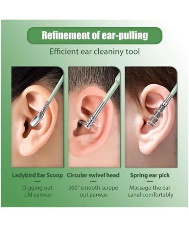 2024 Earwax Cleaner Tool Set - Stainless Steel Ear Cleaner Kit with Brush & Storage Box | Portable Manual Ear Wax Removal for Men & Women (Yellow - Buy Online on GoSupps.com