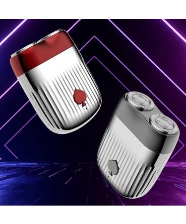 Men's Electric Shaver | Waterproof Cordless Razor for Wet & Dry Shaving | USB Rechargeable Travel Shaver (Red - Buy Online on GoSupps.com