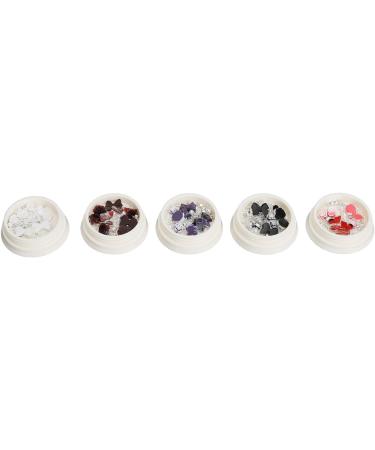 Shiny Decorative Manicure Charms with Artificial Pearls DIY Nail Art Portable Storage Box for Professional Salon or DIY Manicures - Buy Online on GoSupps.com