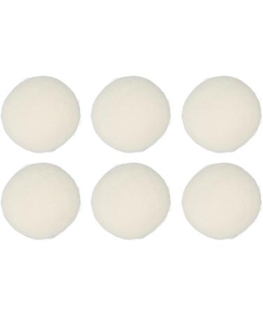 Wool Drying Balls Fabric Softener Ball Bag Packed Static Reduction 6 Pieces Skin Friendly for Family (7cm) - Buy Online on GoSupps.com