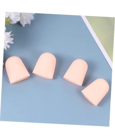 10 Pairs Silicone Gel Nitrile Finger Cots - Cut Resistant Toe Protectors & Covers | Khaki 4x2.5cm - International Shipping Available - Buy Online on GoSupps.com
