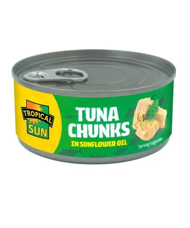 Tropical Sun Tuna Steak in Sunflower Oil 160g Box of 6-Fd