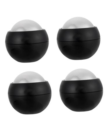 Beaupretty 4 pieces of hand massage ball circulation promote fitness ball lacrosse massage ball hand massager foot massager massage ball made of stainless steel roller bullet.