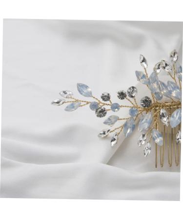 Angoily Flower Bride Comb Hair Comb Crystal Hair Accessories for Women Wedding Bridal Headpiece Wedding Hair Clip Hair Claw Clips for Women Crystal Headpiece Hairpin Beautiful - Buy Online on GoSupps.com