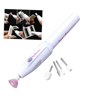 Beavorty Care Mini Nail Drill Nail Buffer Polisher Manual Model Device Tool Sander Tool Manicure Sander Shine Acrylic Cosmetic Drill