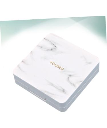 JECOMPRIS Mini Container Case for Contact Lenses White Eyes Mini Cleaning Kit with Square Stand Ideal Lensetui for Travel & Storage - Buy Online on GoSupps.com