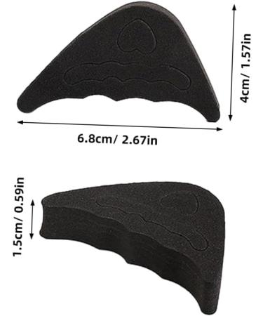 FRCOLOR Toe Plug Shoes - 4 Pairs Heel Pads & Cushions for Women | Comfortable Inserts for Oversized Shoes & Heels - Buy Online on GoSupps.com