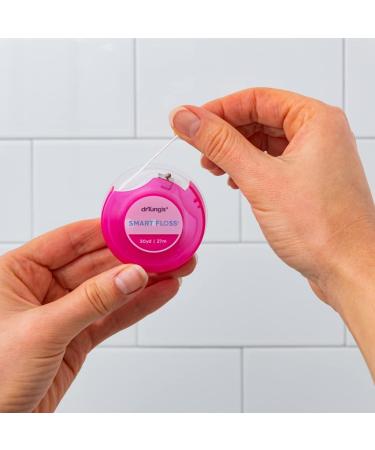 DrTung's Smart Floss - Natural Cardamom Flavored Dental Floss, PTFE & PFAS Free, Gentle on Gums, Expands & Stretches, BPA Free (Pack of 6) - Buy Online on GoSupps.com