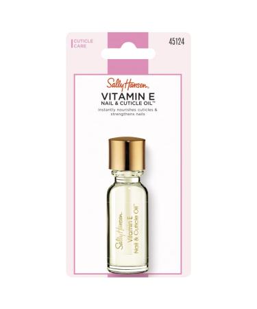 Sally Hansen Vitamin E Nail and Cuticle Oil, 0.45 Fl Oz, Packaging may vary