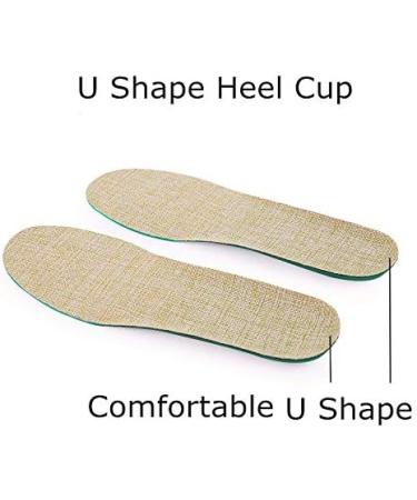 Hemp Layer Comfort Insoles for Sweaty Feet | Soft Sport Shoe Inserts | Trim to Fit | Men's 9-13, Women's 11-14.5 | Green Hemp Layer - Buy Online on GoSupps.com