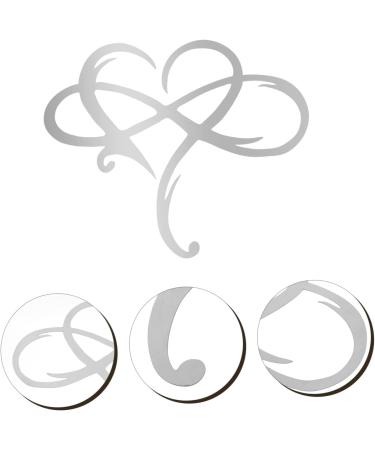 STOBAZA 1pc Wrought Iron Heart Pendant Decor Emblems Heart Metal Sign Art Wall Ornament Hollow Accessories 35x28.5cm Silver - Buy Online on GoSupps.com