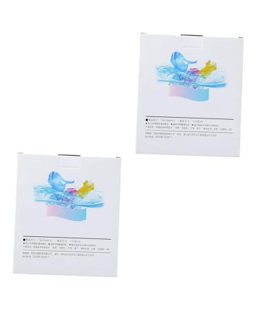 POPETPOP 48 Pcs Laundry Paper Color Catcher Laundry Clothes Dye Paper for Clothes Washing Color Catcher Clothes Spot Stain Remover Grabber Stain Dye for Clothes Confetti Wash and Care As Shownx2pcs mediumx2pcs