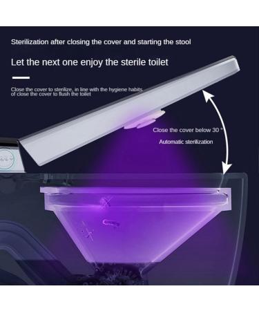UVC Ultraviolet Toilet Sterilizer | Automatic Seat Sanitizer for Quick 5-Minute Disinfection | Protect Against Fecal-Oral Viruses - Buy Online on GoSupps.com