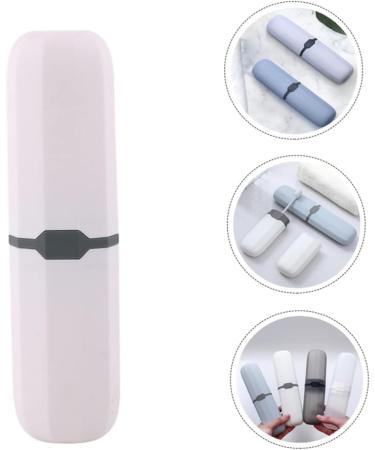 Frcolor Travel Toothbrush Case Set - 4 Portable Holders for Toothbrushes & Toothpaste | Ideal for International Shipping - Buy Online on GoSupps.com